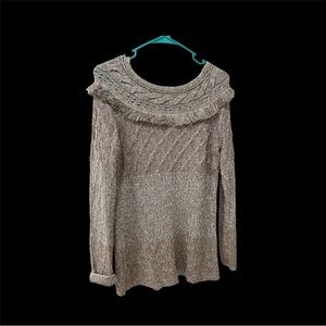 Beautiful knit with sequins perfect for the holidays, never worn with tags.